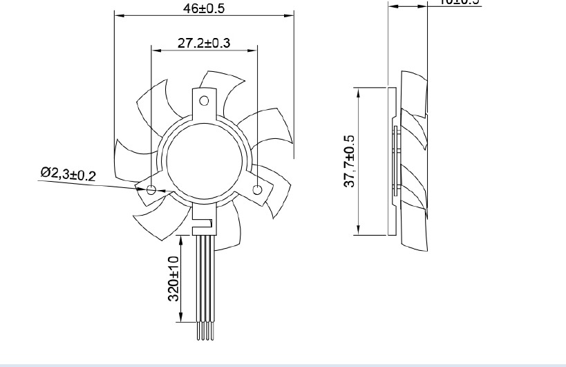 MFD5010Y Dimensions